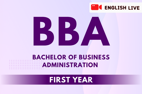 BBA 1st Year (Sem 2) (Live Class)